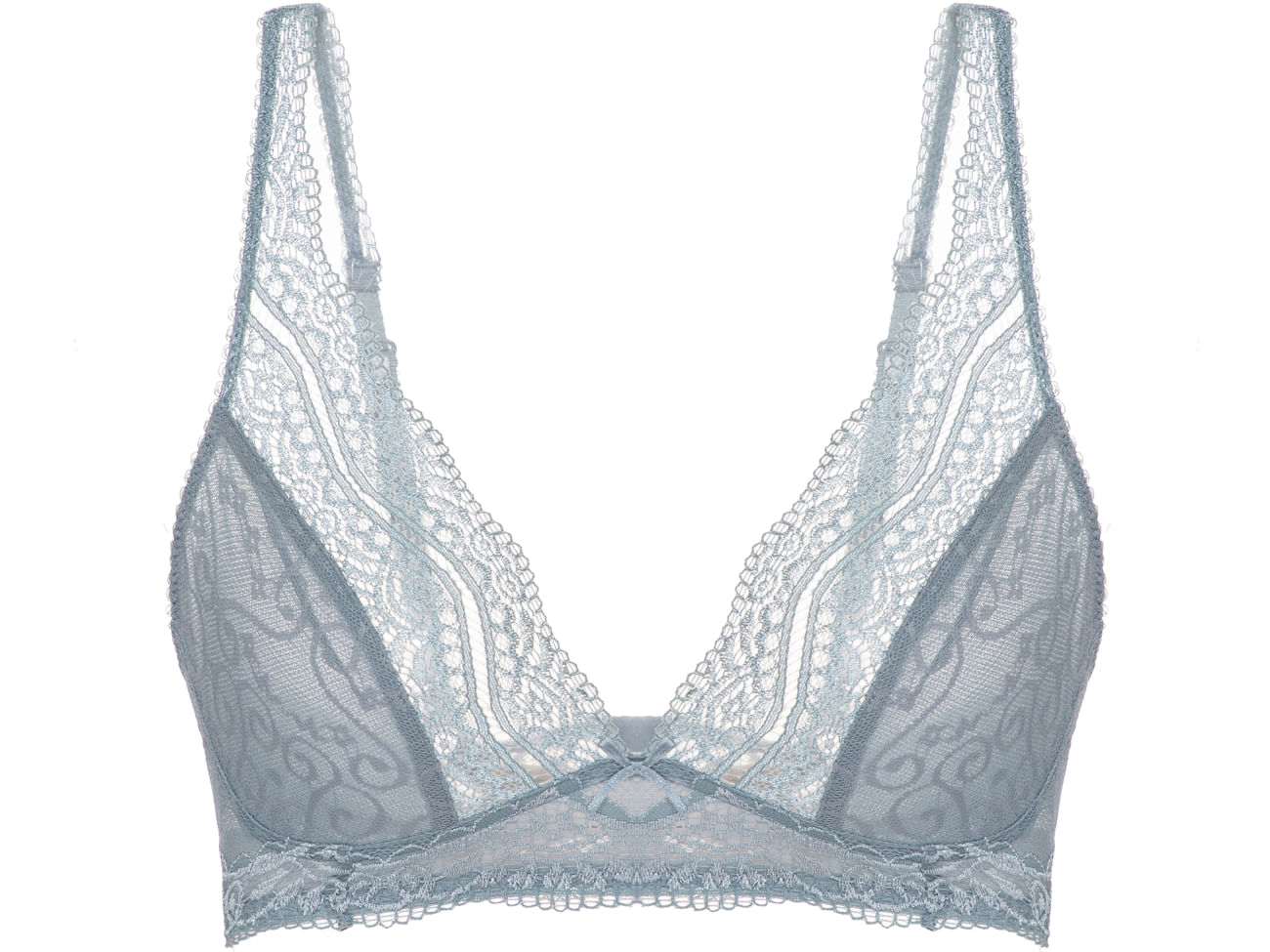 Sutiã Top Renda Love Lace AZUL JEANS - Lingeries perfeitas para você!