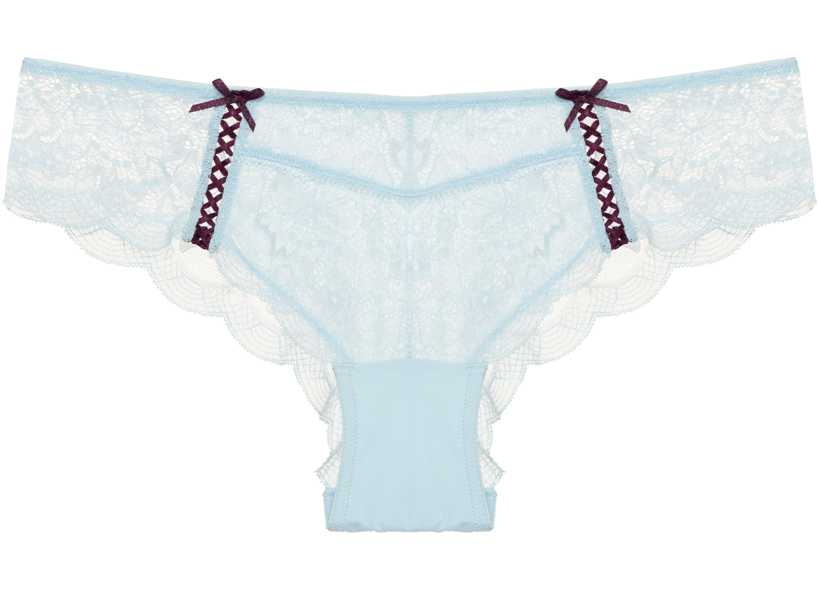 Calcinha Boyshort Renda Celine AZUL BB - Lingeries perfeitas para você!