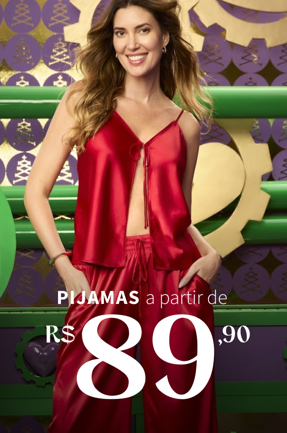 Pijamas a partir de R$89,90